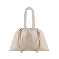 SHOPPER IN COTONE CON CHIUSURA A STROZZO